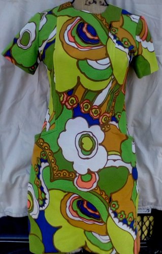 SZ XS-SMALL-ART COUTURE DRESS SIDNEY HONOLULU DESIGNL@@K!!