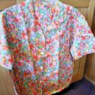 SZ LARGE DOVE RARE EXOTIC MAN’S HAWAIIAN SHIRT. COLORFULGenuine