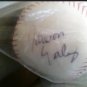 SIGNED CALIFORNIA ANGELS  1993 ROD  CAREW  & DAMION EASLEY-MLB BASEBALL SOUVENIR
