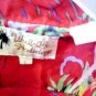 SZ L. WAIKIKI RARE ALMOST PLASTIC JERSEY HAWAIIAN SHIRT L@@K!!