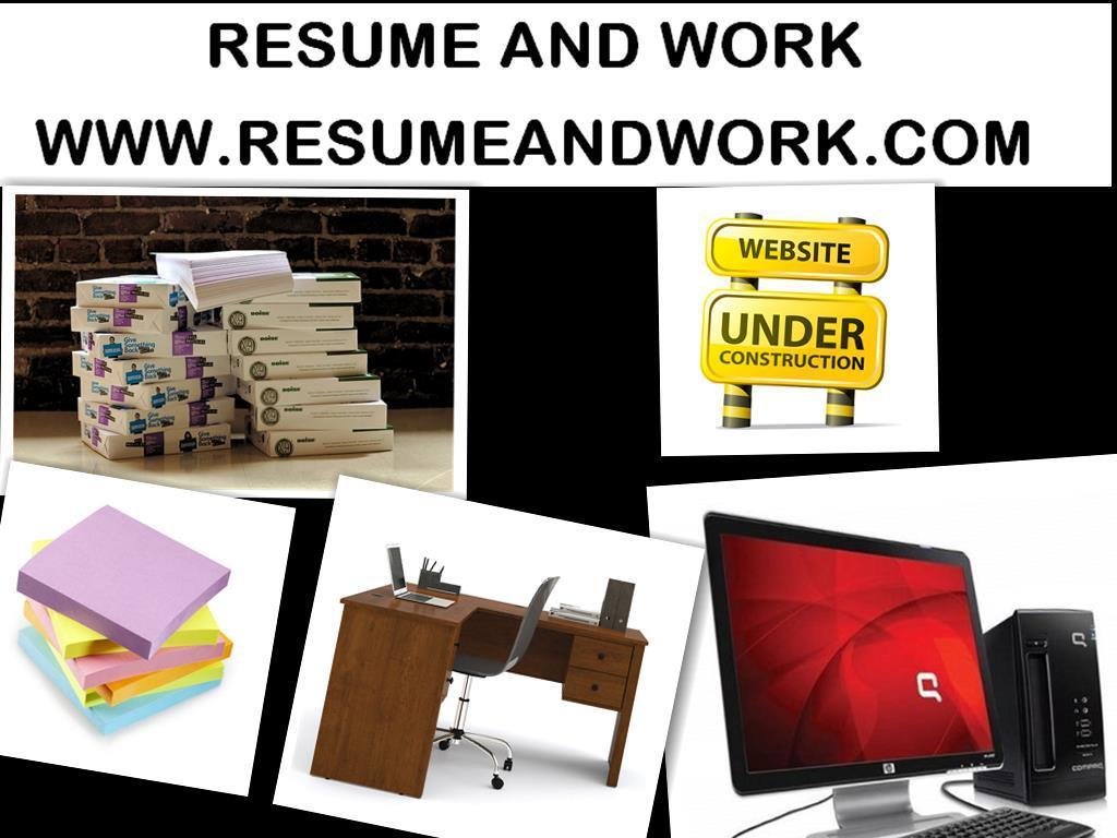RESUMEANDWORK.COM- DOMAIN NAME-NO ENCUMBRANCES - GREAT NAME 4 FAST SALE