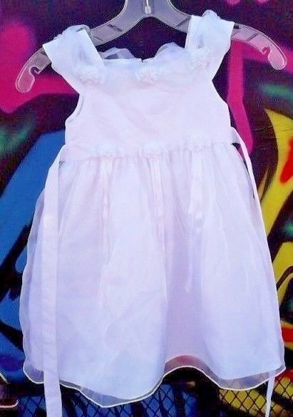 4T AMERICAN PRINCESS GIRL'S PARTY DRESS SATIN LINED L@@K!! FLARED