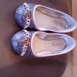 SZ 5 EXOTIC WOMEN'S BOUTIQUE FLAT SHOES W. LOGO EMBLEMS L@@K!!
