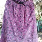 JANTZEN-SZ- M to LG-PRISTINE FORMAL FLORAL VELVETEEN SKIRT A LINE L@@K!!