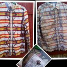 LARGE ON THE BIAS  FANCY REVERSIBLE COLORS WESTERN COWBOY SHIRT L@@K!!
