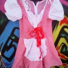 SZ 10-12 RARE FANCY BAR GIRL CUSTOM DRESS-VINTAGE -HALLOWEEN-BDY PARTY TIME