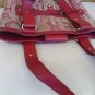 REAL RARE TOMMY HILFIGER LOGO PURSE HANDBAG L@@K!!!!! RED CANVAS ORIGINAL