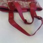REAL RARE TOMMY HILFIGER LOGO PURSE HANDBAG L@@K!!!!! RED CANVAS ORIGINAL