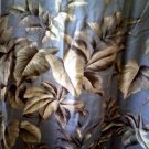 SZ XXL CROFT & BARROW EXOTIC MAN’S HAWAIIAN SHIRT. BLUE- BROWN L@@K