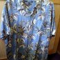 SZ XXL CROFT & BARROW EXOTIC MAN’S HAWAIIAN SHIRT. BLUE- BROWN L@@K