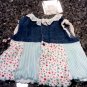 0-3 MONTHS OKIE DOKIE -BEAUTIFUL EMBROIDERED MINI DRESS-TOP--L@@K!!