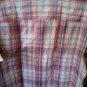 46-48_ XL-NO BOUNDARIES PINK WHITE-BLUE PLAID MAN’S SHIRT. L@@K!