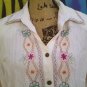SZ 14 ALFRED DUNNER EMBROIDERED CAREER SHIRT L@@K&Acirc;&nbsp; L@@K