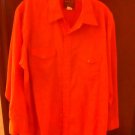 sz 16.5 (32/33)RUSTLER VTG ORANGE COWBOYS SHIRT PEARLIZED BUTTONS-SNAP L@@K!!