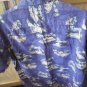 SZ XL PIERRE CARDIN EXOTIC MAN&acirc;��S CABIN, HARBOR, FLORA HAWAIIAN SHIRT. COLORFUL