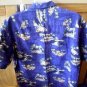 SZ XL PIERRE CARDIN EXOTIC MAN&acirc;��S CABIN, HARBOR, FLORA HAWAIIAN SHIRT. COLORFUL