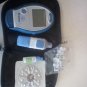 BREEZE 2 BAYER BLOOD GLUCOSE METER,MICROLET,LANCETS & CONTROL SOLUTION -CASE