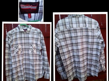 LARGE NO RETREAT-CLASSY WESTERN MEN'S SHIRT L@@K!!