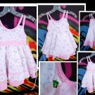 18 MONTHS-KIDS   FLUFFLY FLORAL  GIRL'S PARTY DRESS  L@@K!! FLARED