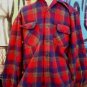 SZ XL-LG PENDLETON PLAID VIRGIN WOOL SHIRT SILVERWOOD TAYLORING-RARE FIND!!!