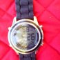 MAN'S WATERPROOF WATCH WORKING-TIMER, ALARM, LIGHT, ETC AS IS