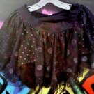 SZ 7-8 FANCY BLACK FLARED GIRL -SKIRT-SHORTS UNDERNEATH - LINED L@@K!!