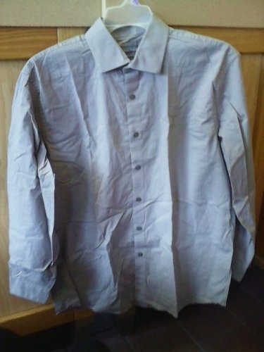 SZ 16.5 KENNETH COLE REACTION MINT GREY MAN&acirc;��S SHIRT L@@K