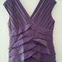 SZ 10 ADRIANNA PAPPELL PURPLE ELEGANT DRESS FASHIONABLE L@@K!!
