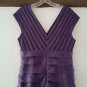 SZ 10 ADRIANNA PAPPELL PURPLE ELEGANT DRESS FASHIONABLE L@@K!!