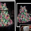 SZ 12 GIRLS BEAUTIFUL VIBRANT FLORAL COTTON SUMMER DRESS  L@@K!!