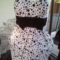 SZ 9 SPEECKLESS POLKA DOT BLACK AND WHITE SEXY DRESS/ FORMAL 100% Cotton L@@K!!