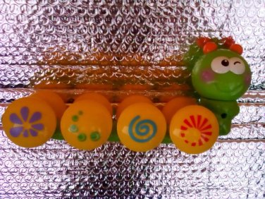 9&acirc;�� X 4&acirc;�� ROLLING CARTERPILLAR WHEELED EDUCATIONAL TOY L@@K!!