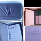 NEW MEAD  MONTHLY PLANNER  10 X 8 X 3  BROWN PURSE STYLE  L@@K!!