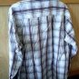 XXL BEVERLY HILLS POLO PLAID BROWN-WHITE MAN’S SHIRT L@@K!!