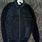 XXL BIG AND TALL VTG SEARS  100% LEATHER  COZY WARM MAN’S BLACK JACKET L@@k