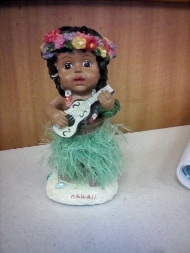 6&acirc;�� HOOLA ALOHA HAWAII DASHBOARD VTG DANCING DOLL L@@K!!