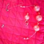 VERY RARE GLASS BLOWN NECKLACE AND 1 EARRING L@@K!!!!