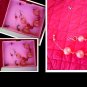 VERY RARE GLASS BLOWN NECKLACE AND 1 EARRING L@@K!!!!