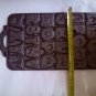 8 X 13âvtg OLD IRON CASTER JOHN WRIGHT 1985 ABC COOKIE BAKER-SYMBOLICAL ABC