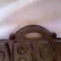 8 X 13âvtg OLD IRON CASTER JOHN WRIGHT 1985 ABC COOKIE BAKER-SYMBOLICAL ABC