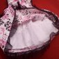 4T SOPHIE FAIR EXOTIC FLORAL LINED GIR'S DRESS BROWN-PINK 100% COTTON L@@K!!