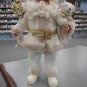 18" WHITE/GOLDEN FANCY SANTA CLAUS MINT. CHRISTMAS CLASSIC L@@K!!