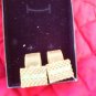 MINT GLODEN JEWELED MEN'S CUFF LINKS MINT L@@K!!