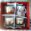 FANCY CERAMIC PAINTED CUPS/MUGS 3 OF A KIND 1 IN CLASSY DIFFERENCE SIGN!!HOLIDAY