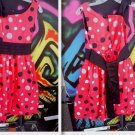 14 DISORDERLY KIDS EXOTIC GIRL'S  PARTY DRESS SATIN POLKA DOTS LINED  L@@K!!