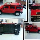 20 X 13 X 10-RED HUMMER SUV DIECAST TOY JUMBO SIZE SPORT COLLECTORS L@@K