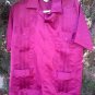 M-L  EXOTIC MAN'S TRAVELING-WORKING GUAYABERA-SHIRT EMBROIDERED-YUCATECA L@@K!!