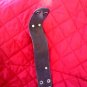 FANCY 100% LEATHER VTG BRACELETE-JEWELED. FINELY CRAFTED