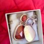 TIGER EYE FAUX WOMAN'S FANCY FINE  EARRINGS (FOR PIERCED EARS) L@@K!!!