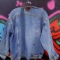 XL VINTAGE MAN'S  MARLBORO DENIM BLUE JEAN JACKET  SUPERBERB. L@@K!!!